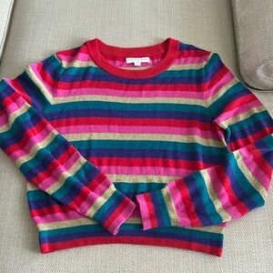 Spiritual Gangster Multi Rainbow Sweater Size L